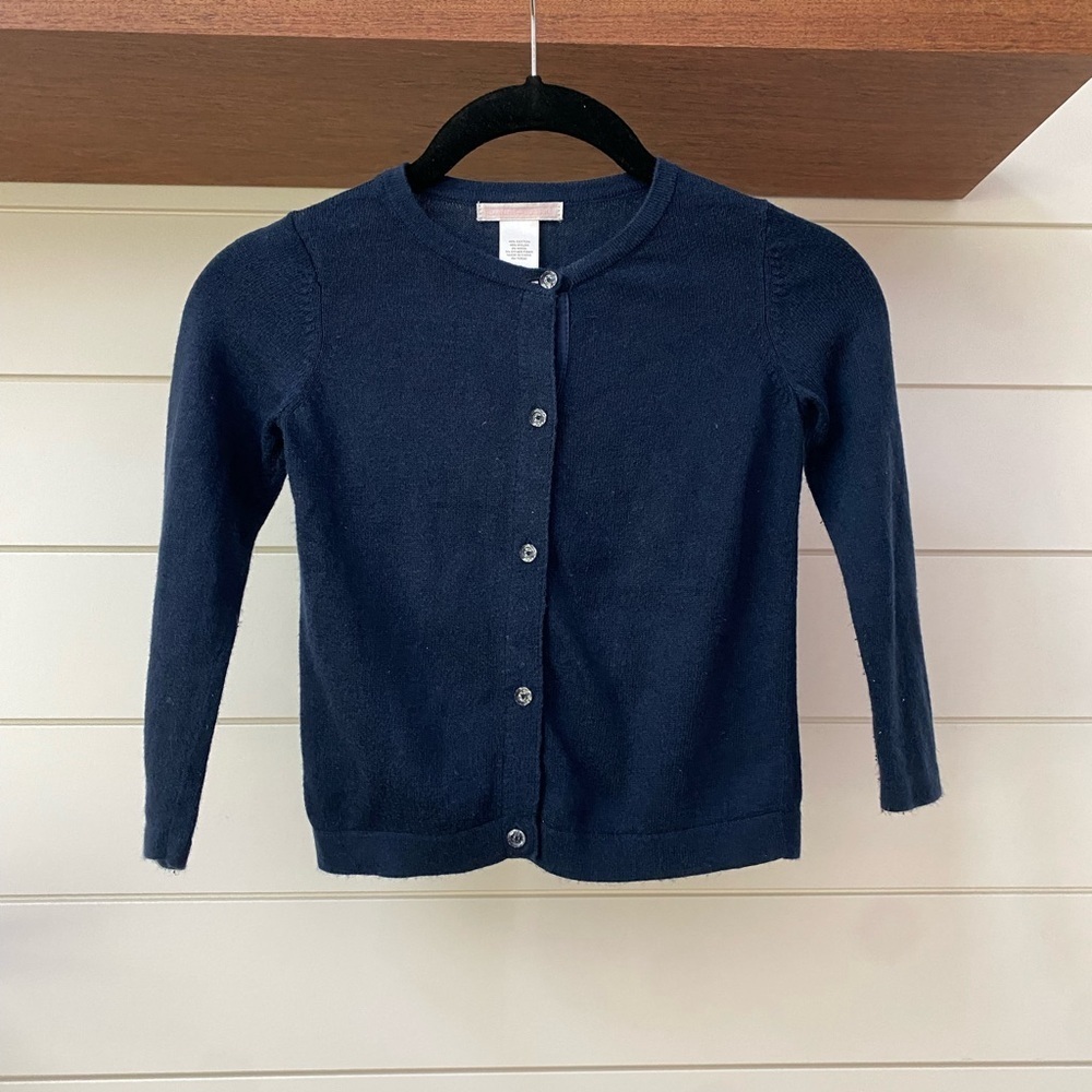 Janie and Jack Blue Knit Sweater